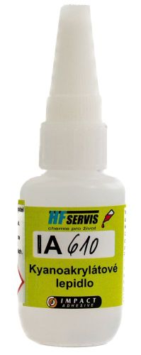 IA 610 / 20 g + IA 701 / 18 ml pružné lepení PTFE, PP, PE, VITON a silikonové gumy