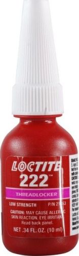 Loctite 222 / 10 ml - zajišťování šroubů nízko-pevnostní