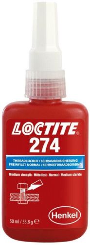 Loctite 274 / 50 ml - zajišťování šroubů vysoko-pevnostní