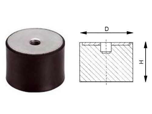 silentblok T5 50x28-M 10